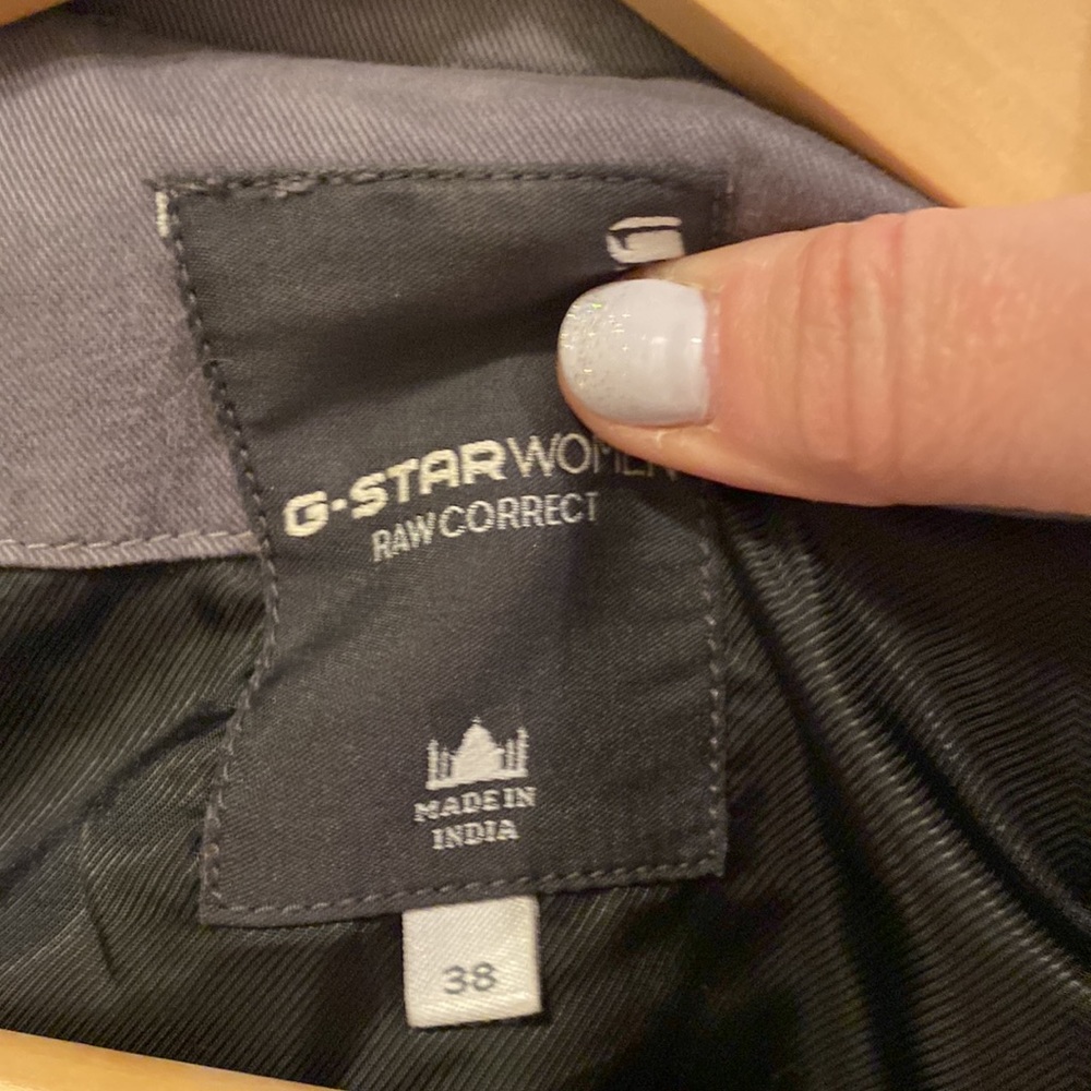 G•STAR WOMEN Raw correct , gray jacket , size 38 - Picture 2 of 6